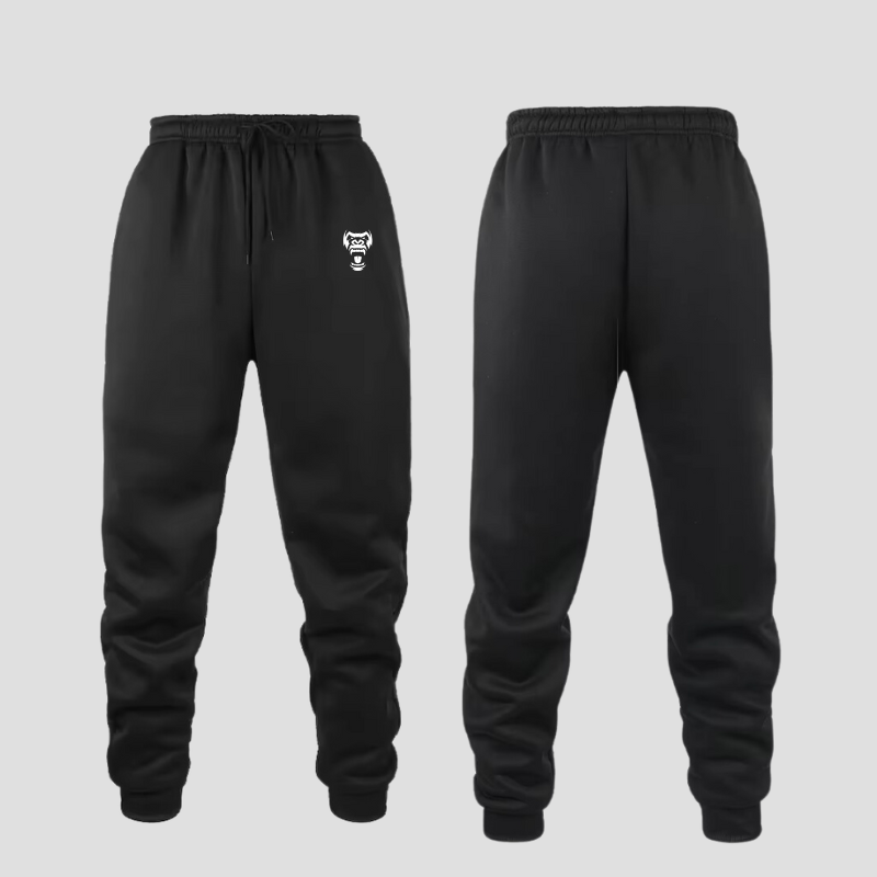 Sportset: 2 schwarze Gorilla-T-Shirts + 1 Jogginghose + 1 Trainingsshorts