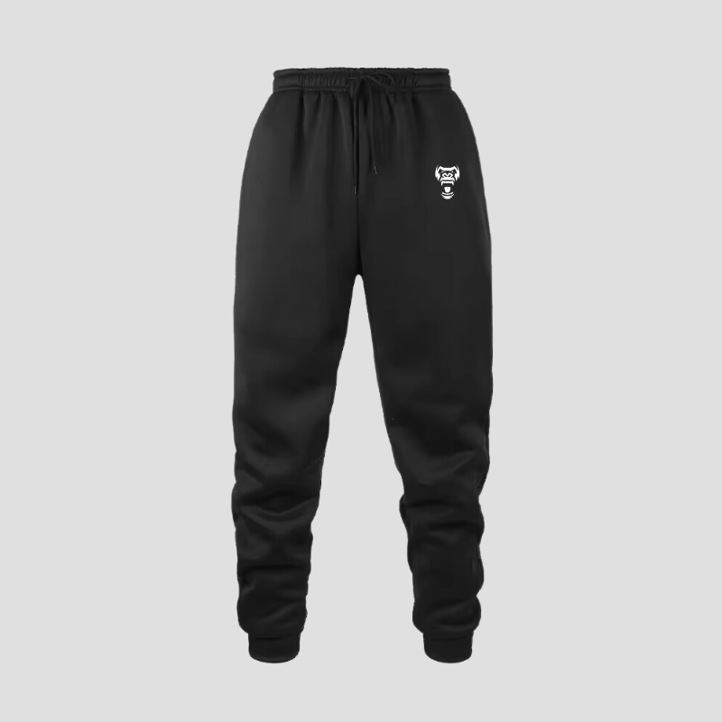 Black Gorilla Jogger Pants for Training