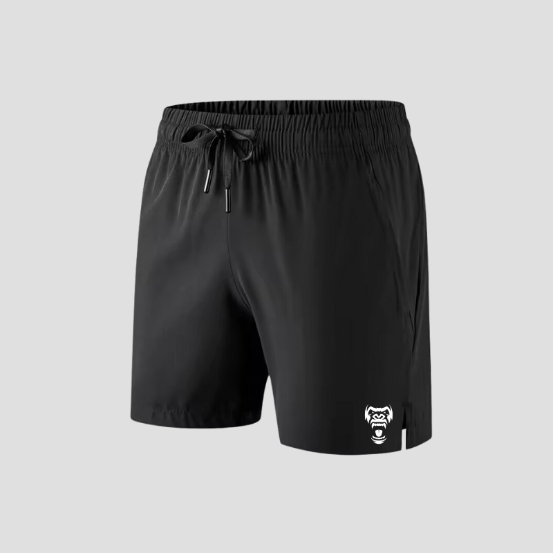 5er-Set schwarze Gorilla-Trainingsshorts